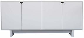 Konsolinis staliukas Kalune Design Doruk, balta sp., 40 cm x 180 cm x 80.6 cm