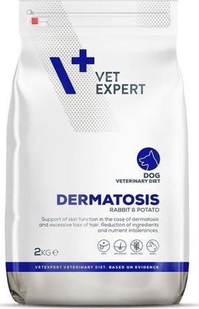 Sausas šunų maistas VetExpert Dermatosis, triušiena/bulvės, 2 kg