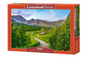 Dėlionė Castorland Trail In Tatras, Poland 500 el. B-53582, 33 cm x 47 cm, 500 vnt., įvairių spalvų