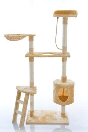 Kaķu skrāpējamais stabs CAT215, 60 cm x 50 cm x 150 cm