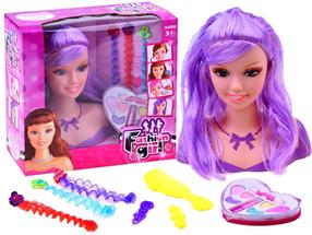 Nukupea koos tarvikutega Fashion Girl ZA2582 ZA2582, 21 cm, violetne v.