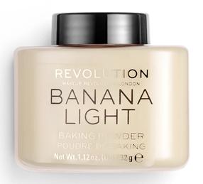 Birstošais pūderis Makeup Revolution London Baking Powder, gaiši brūna krās., banana light, 32 g