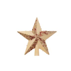 Eglės viršūnė Christmas Touch SYQD-0124129, balta sp., 20 cm, plastikas