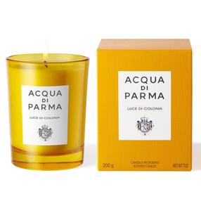 Svece, aromātiskā Acqua Di Parma Luce Di Colonia, 50 h, 200 g, dzeltena krās.