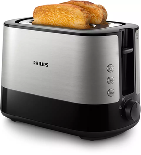 Skrudintuvas Philips Viva Collection HD2635/90, juoda sp./nerūdijančiojo plieno sp.
