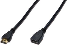 Vads Assmann AK-330201-020-S HDMI/HDMI HDMI male, HDMI male, 2 m, melna krās.