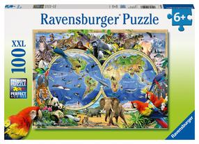 Пазл Ravensburger Animals Of The World, 36 см x 49 см, 100 шт., многоцветный
