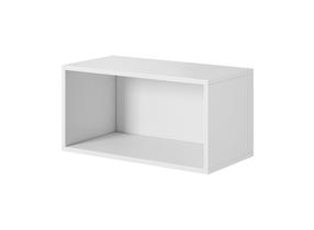 Sieninė lentyna Cama Meble Roco RO4, balta sp., 37 cm x 37 cm x 75 cm