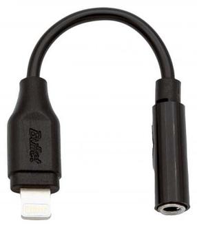 Audio adapter Bullet 8PIN Lightning 8-pin male, 3.5 mm female, 0.11 m, must v.