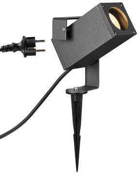 Savienojams āra apgaismojums SLV Theo Bracket SP, 7W, GU10, IP65, antracīta krās., 10.6 cm x 15 cm