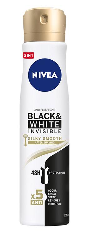 Kūno dezodorantas Nivea Invisible Silky Smooth, 0.25 l