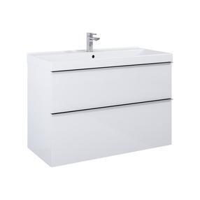 Vonios spintelė po praustuvu Elita Look 100 2DR, balta sp., 44.9 cm x 100 cm x 63.5 cm