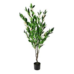 Искусственное растение в горшке Mondex Viridis, белый цв./зеленый цв., 145 см x 14 см