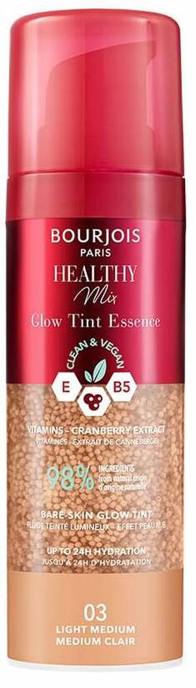 Жидкая основа для макияжа Bourjois Paris Healthy Mix Glow Tint Essence, light medium, 03, 30 мл