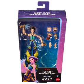 Žaislinė figūrėlė, su priedais Mattel KPop Demon Hunters HuntrX Zoey JRY32, įvairių spalvų