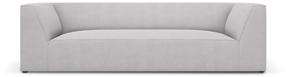 Sofa Micadoni Home Ruby MIC_3S_137_F1_RUBY4, šviesiai pilka sp., 232 x 92 cm x 69 cm