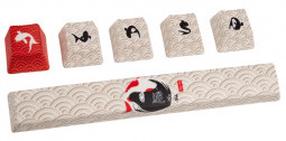 Klaviatūros dangtelių rinkinys Traitors Sakasama Bright, įvairių spalvų