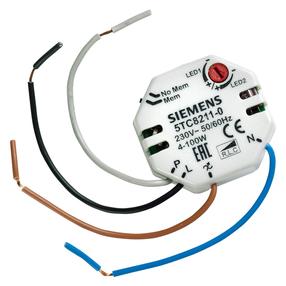 Valgustuse regulaator Siemens, valge v.