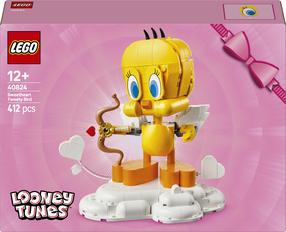Konstruktors LEGO® Looney Tunes™ Mīļais Tvītijs, būvējama putna figūra 40824, 412 gab.