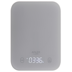 Elektroninės virtuvinės svarstyklės Adler AD 3181, pilka sp.