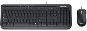 Laidinis klaviatūros ir pelės komplektas Microsoft Wired Desktop 600 APB-00006, Anglų (UK), juoda sp.
