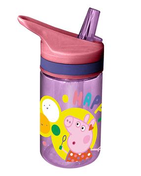 Bērnu pudelīte Kids Euroswan Peppa Pig, 400 ml, 1 g., tritāns, rozā krās.