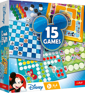 Galda spēļu komplekts Trefl Disney 15in1, EN