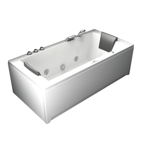 Vann, nurgaga Bellagio Luxury Solid Cascada, 183 cm x 90 cm x 72 cm, nurga-, valge v.