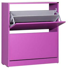 Batų spintelė Kalune Design SHC-520-UU-1, violetinė sp., 73 cm x 26 cm x 84 cm