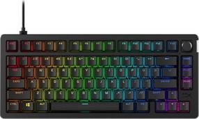 Laidinė žaidimų klaviatūra HyperX Alloy Rise 75 RGB HyperX3, Anglų (US), juoda sp.