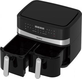 Aerogrils Klausberg KB 7573, melna krās., 1750 W, 9 l