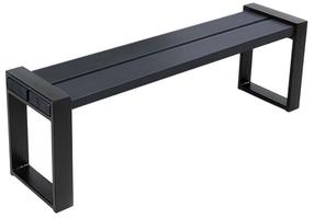Āra sols DM Grill Loft SL026, melna krās., 160 cm x 35 cm x 46 cm
