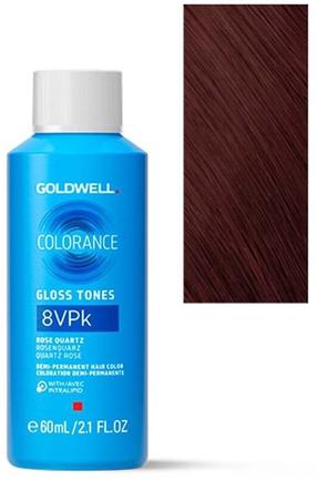 Matu krāsa Goldwell Colorance Gloss Tones, rozā kvarca krās., 8VPk, 60 ml