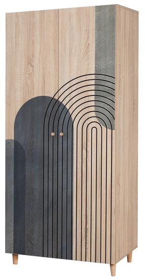 Spinta Kalune Design Lidya 973, ruda sp., 52 cm x 90 cm x 192 cm