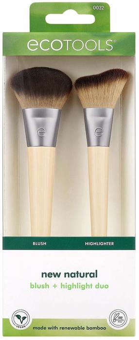 Šepetėlių rinkinys Ecotools New Natural Blush + Highlight, 2 vnt.