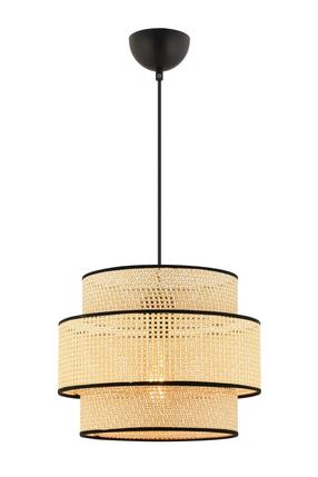 Lampa griesti Opviq Cascade Hazeran 390FLH2441, E27, 1 x 40 W, bēša krās. / melna krās.