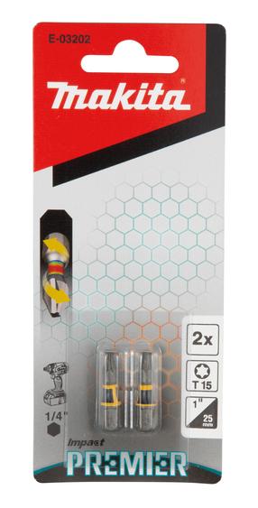 Набор насадок Makita E-03202, 25 мм, 1/4"