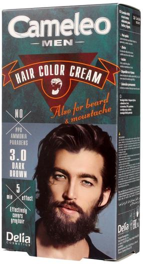 Kраска для волос Delia Cosmetics Cameleo Men, темно-коричневый цв., 3.0, 30 мл