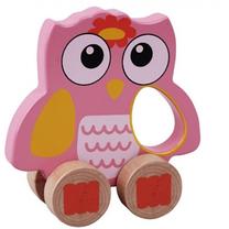 Stumiamas žaislas Jumini Owl, 26.5 cm, rožinė sp.