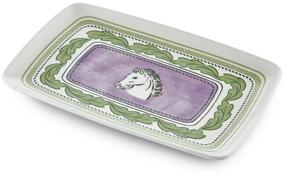 Serviravimo lėkštė Hermia PRC0015, 34 cm x 25 cm x 2 cm, įvairių spalvų, keramika