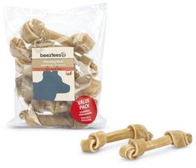 Skanėstas šunims Beeztees Chewing Knot 778320, karvės oda, 0.15 kg, 10 vnt.