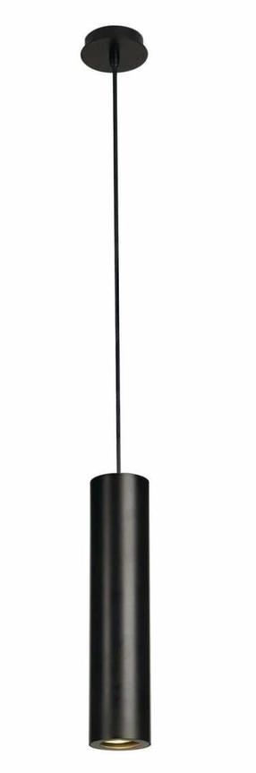 Valgusti rippuv SLV Enola PD-1 151850, GU10, 1 x 50 W, must v. / must v., 6.7 x 30 cm