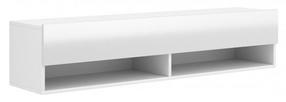 TV staliukas Derby 140, balta sp., 140 cm x 32.8 cm x 30 cm