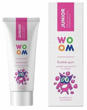 Dantų pasta Woom Junior Bubble Gum, 50 ml