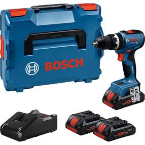 Bezvadu triecienurbjmašīna ar bateriju Bosch GSB 18V-65, 18 V, 4 Ah