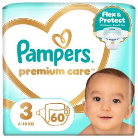 Mähkmed Pampers Premium Care, 3 suurus, 6 - 10 kg, 60 tk