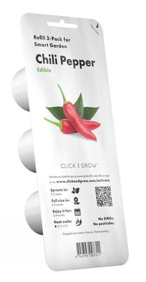 Išmanios daigyklos sėklos Click & Grow, čili pipirai, 50 g, 3 vnt.