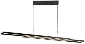 Светильник навесной Opviq L1251, LED, 3000 °К, 4 x 20 Вт, прозрачный цв. / черный цв.
