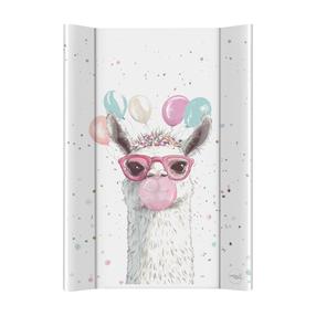 Vystymo lenta Ceba Baby Hard Crazy Llama, 70 cm x 50 cm, balta sp./rožinė sp.