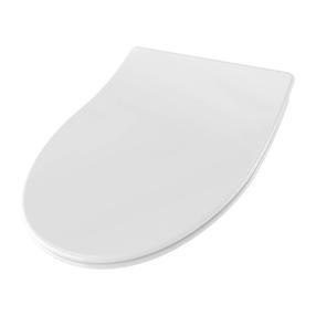 Tualetes sēdeklis ar vāku Sepio 304 Grana, balta krās., 43.5 cm x 36.1 cm